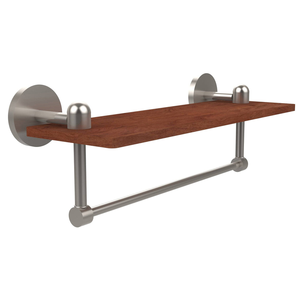 Solid IPE Ironwood Shelf with Integrated Towel Bar Y61926