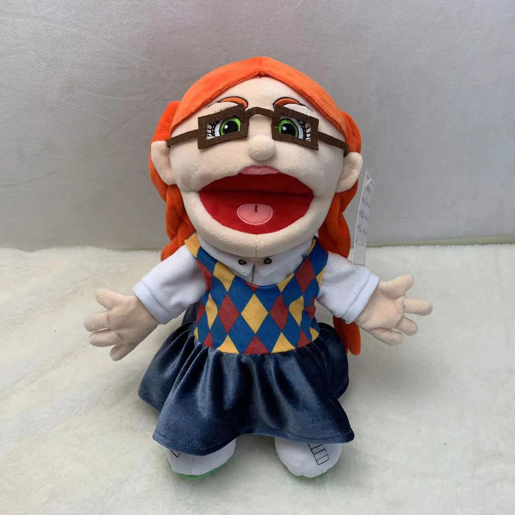Large Jeffy Puppet Soft Plush Toy Hand Puppet Q48593