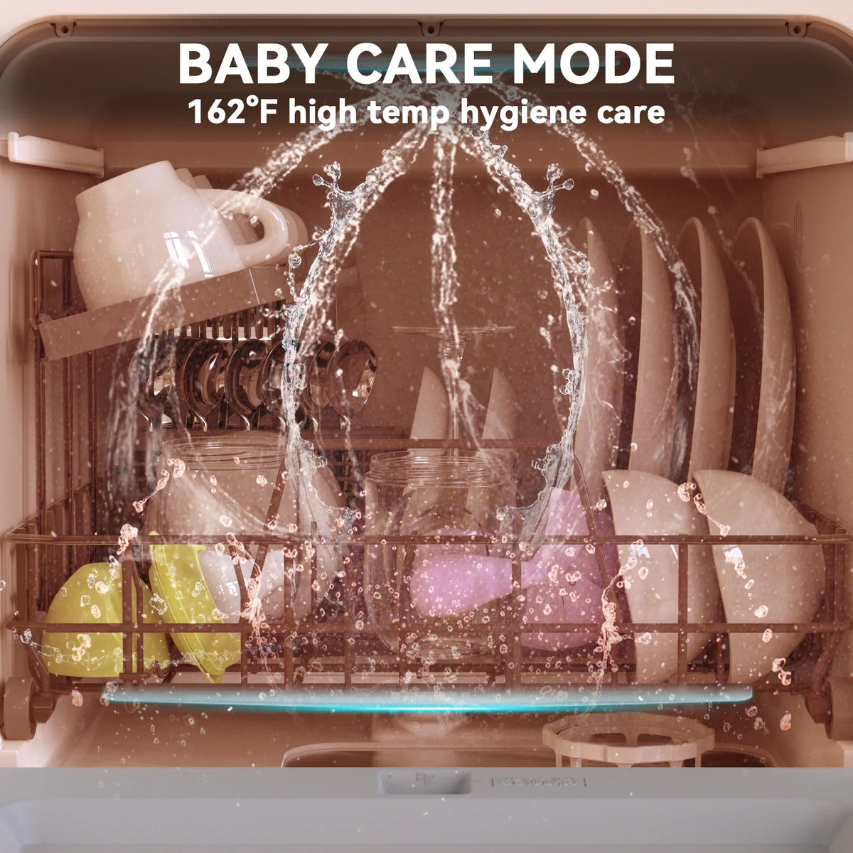 Portable Countertop Dishwasher with 5L Built-in Water Tank R74300