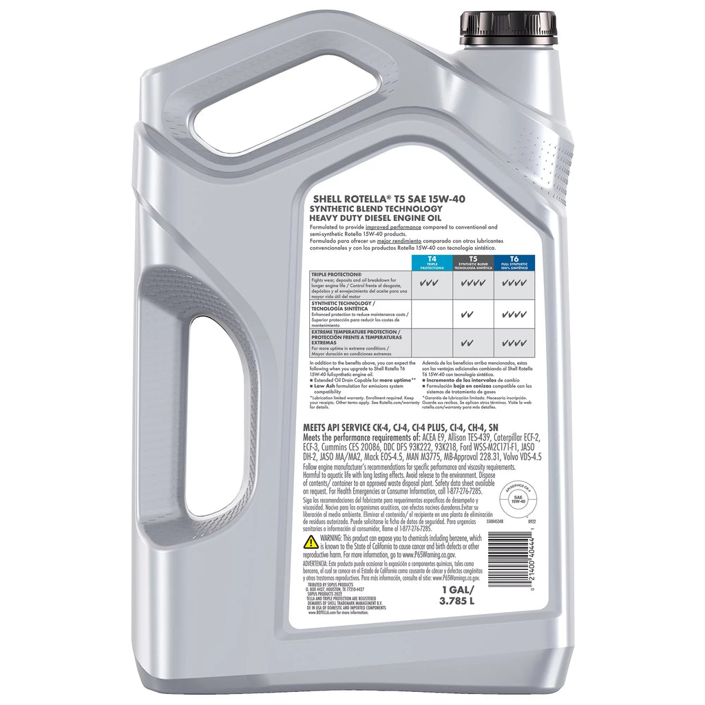 15W-40 Synthetic Blend Diesel Engine Oil U30330