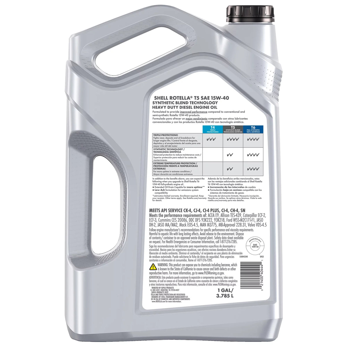 15W-40 Synthetic Blend Diesel Engine Oil U30330