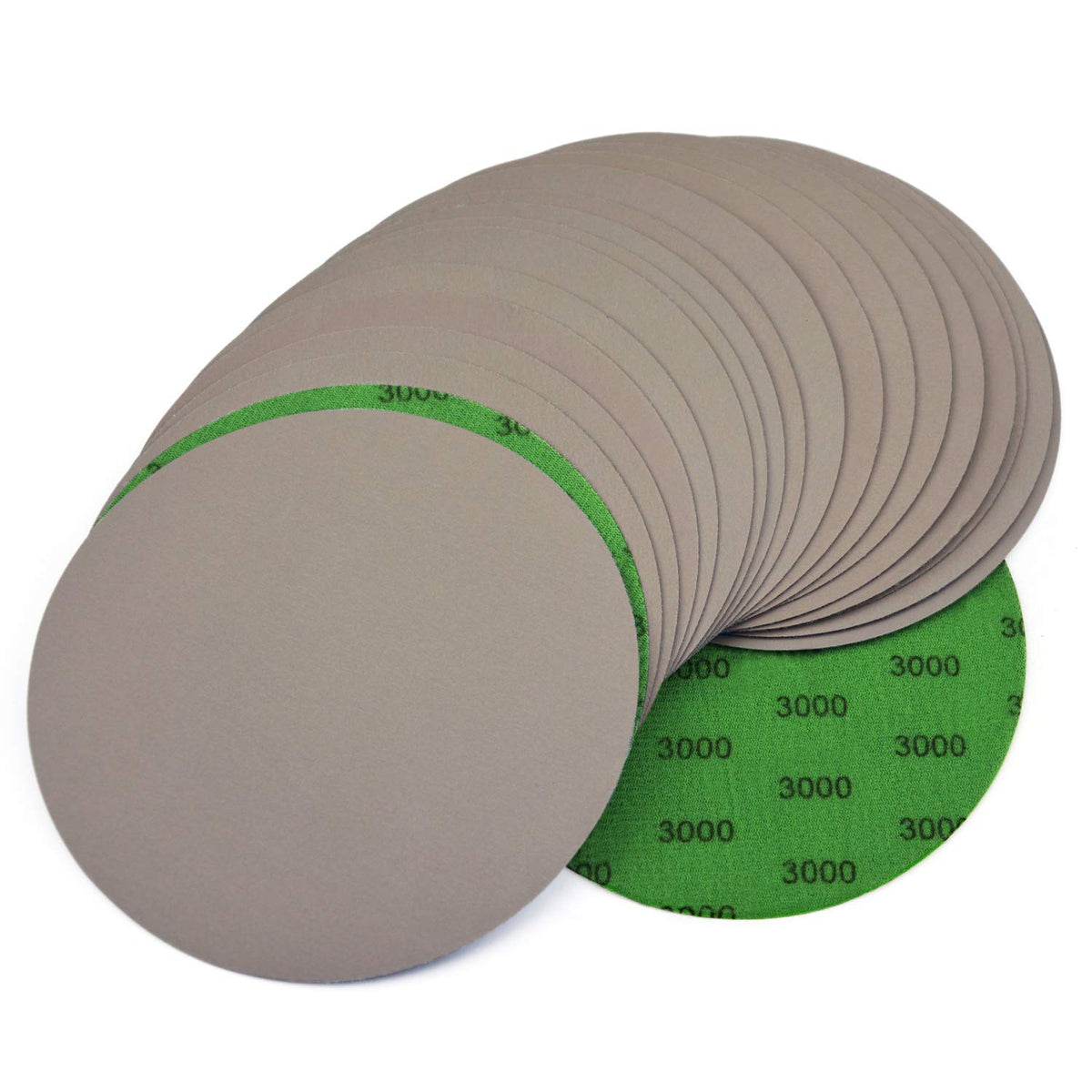 600 Grit Waterproof Hook & Loop Sanding Discs Silicon Carbide, 20-Pack U19682