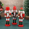 1Pc 12.5CM Nutcracker Puppet Soldier Pendant Christmas Decor Ornament N901963