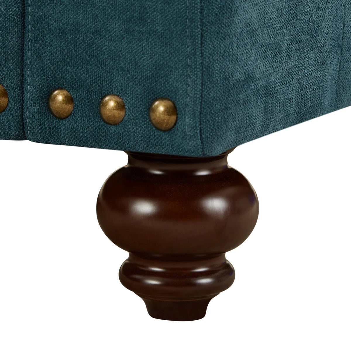Lake Green Chenille Upholstered Sofa S2882