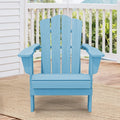 Red HDPE Folding Adirondack Chair E663