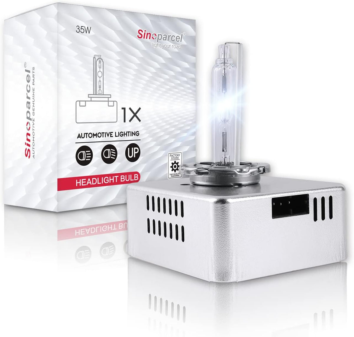 6000K 35W Xenon HID Headlight Bulb with Integrated Ballast D30159