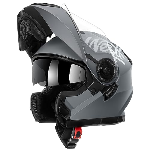 Modular Full Face Motorcycle Helmet with Flip up Dual Visor V918314