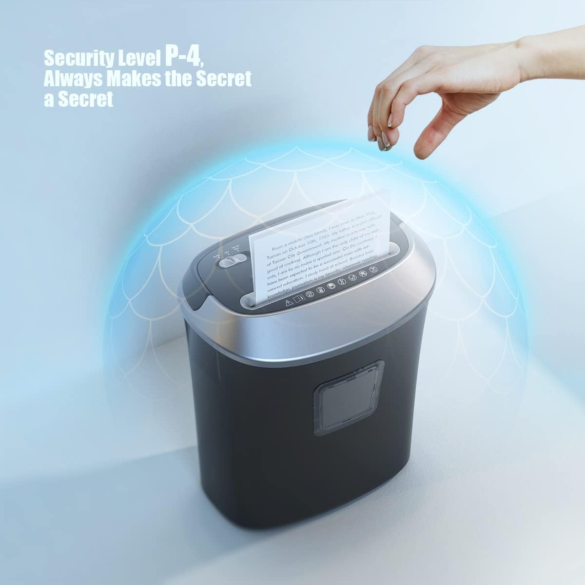 12-Sheet Cross-Cut Paper Shredder 5.8 Gallons Pack of 2 K1023