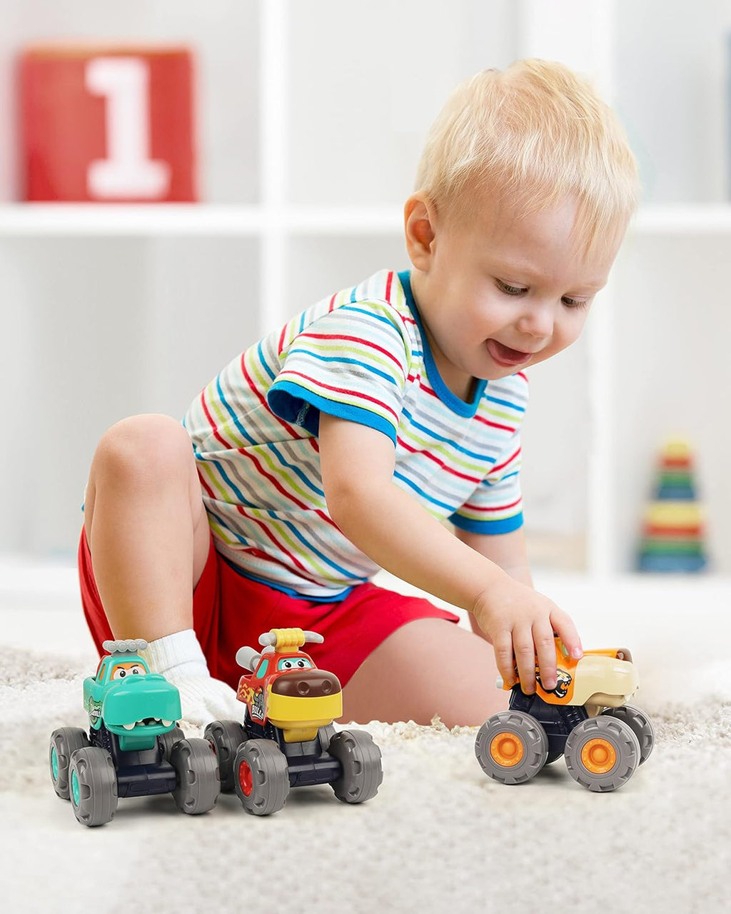 Friction Powered Cars 3PCS Toy Set L32964