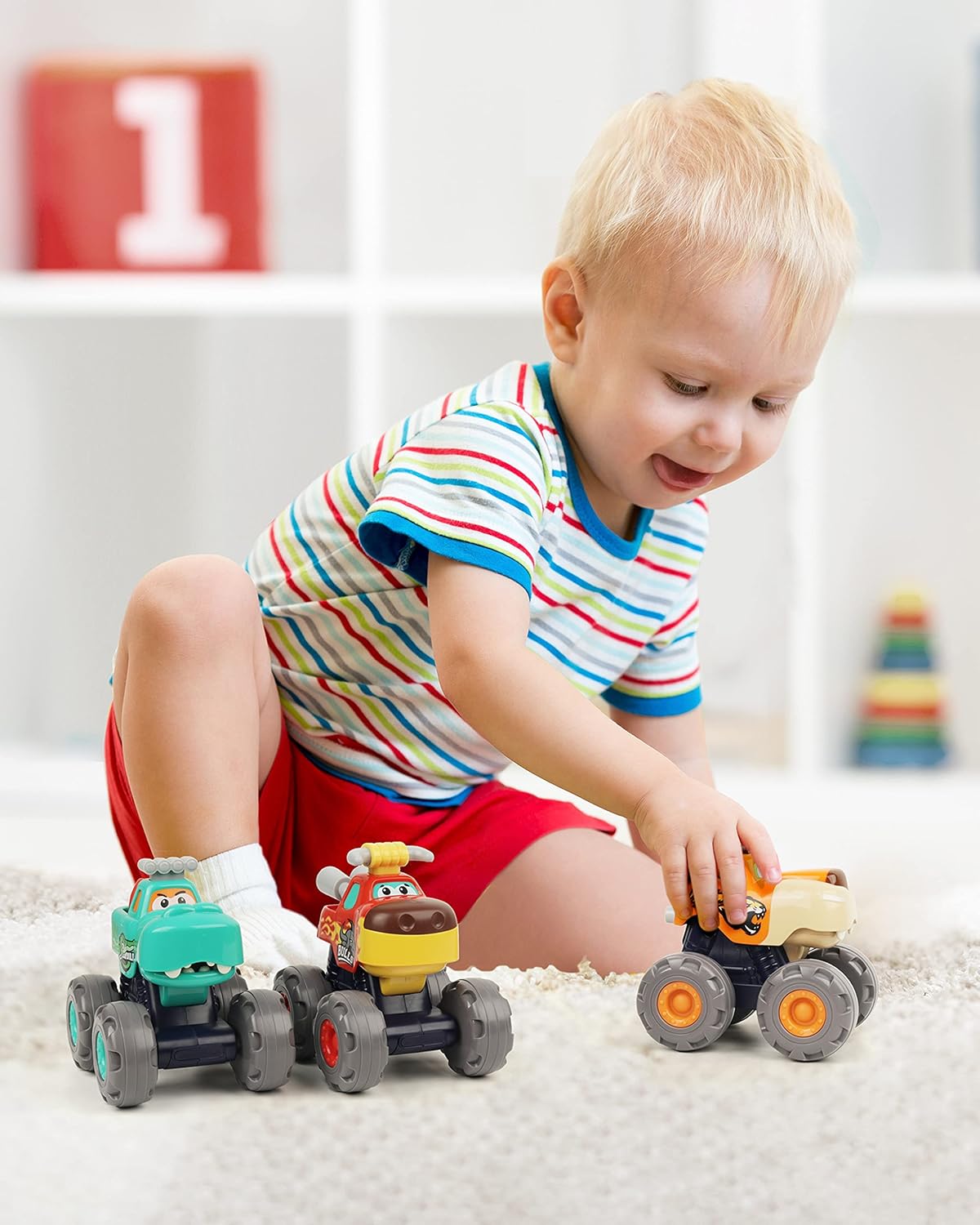 Friction Powered Cars 3PCS Toy Set L32964
