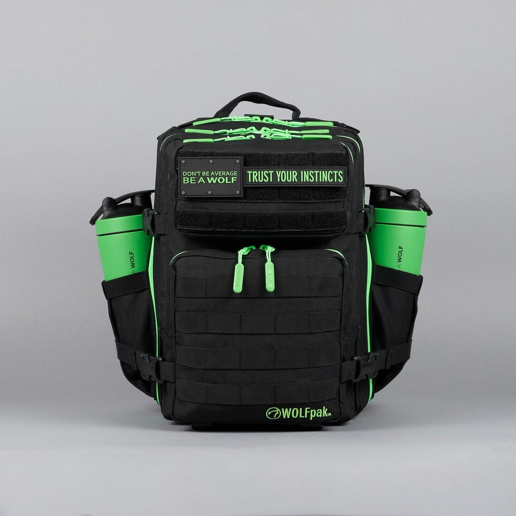 25 L BackPack Black Neon Green A60680