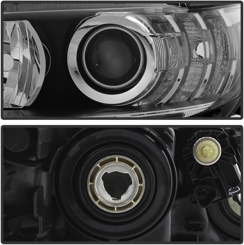 For 2013-2015 Lexus ES350 ES300h Halogen Model LED DRL Projector Headlights Headlamps Assembly Left+Right J6362
