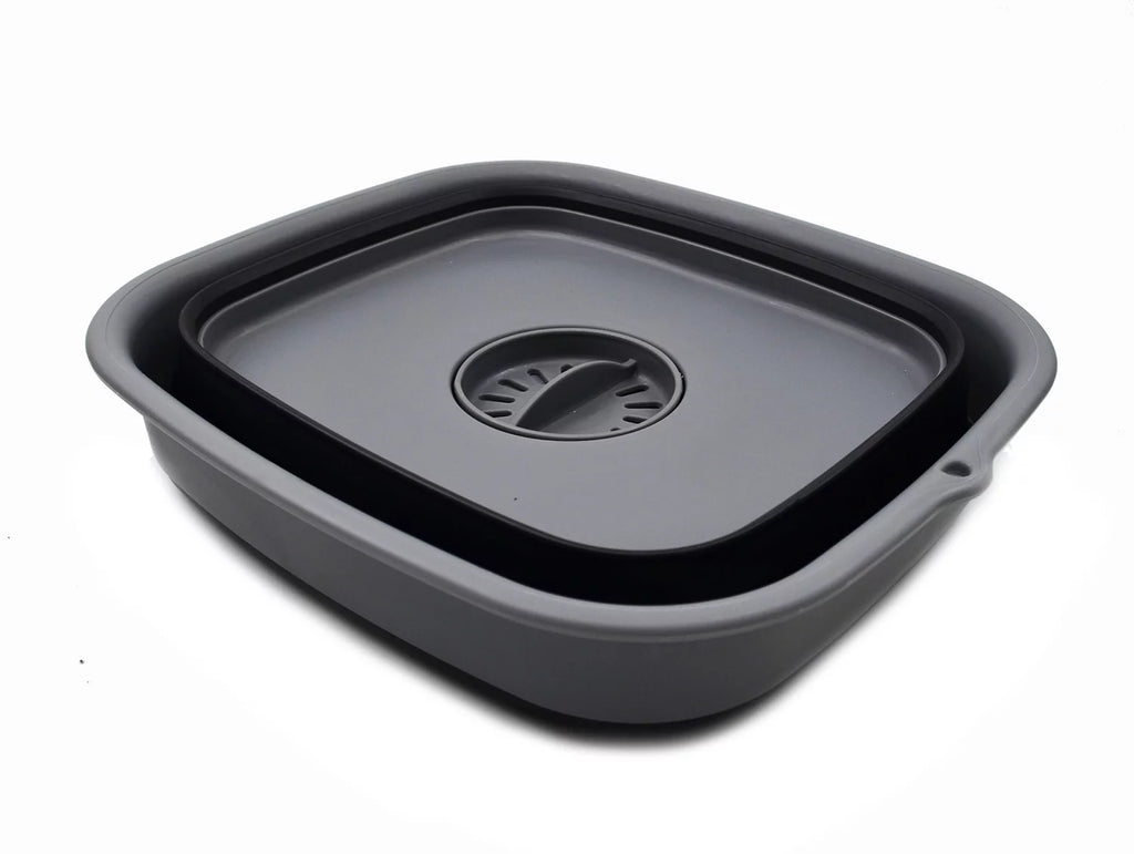 9.1L Collapsible Dishpan with Draining Plug G3998