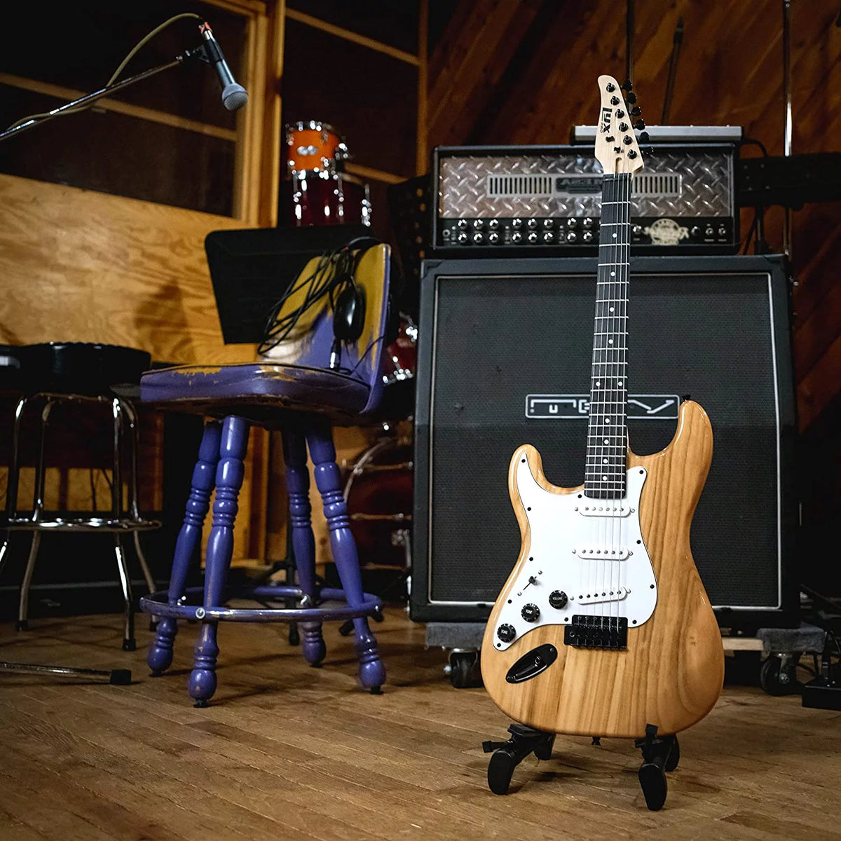 Natural 39” Left Handed Electric Guitar O917