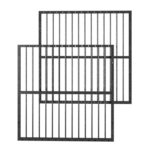 32" Height 6 Panel Black Dog Playpen with Door F31841
