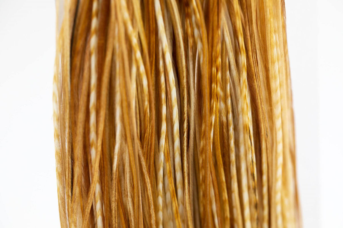 White Dyed Light Dun 1/2 Saddle Q3660
