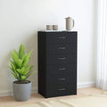 6 Drawer Chipboard Chest (White and Sonoma Oak) C66181
