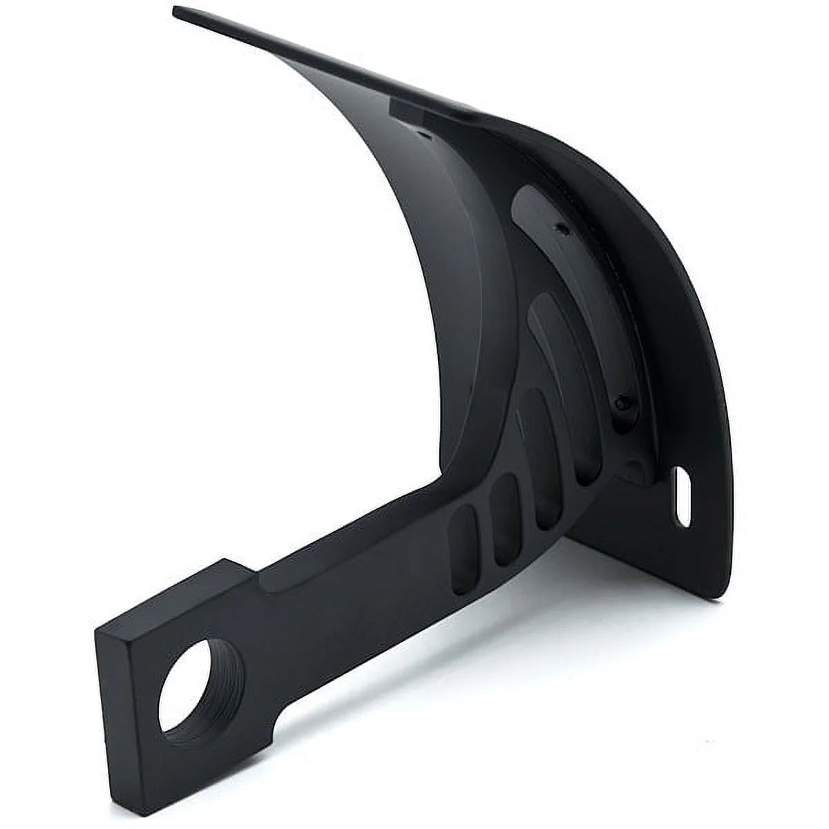 Black Vertical Axle Mount Motorcycle Plate Holder F578