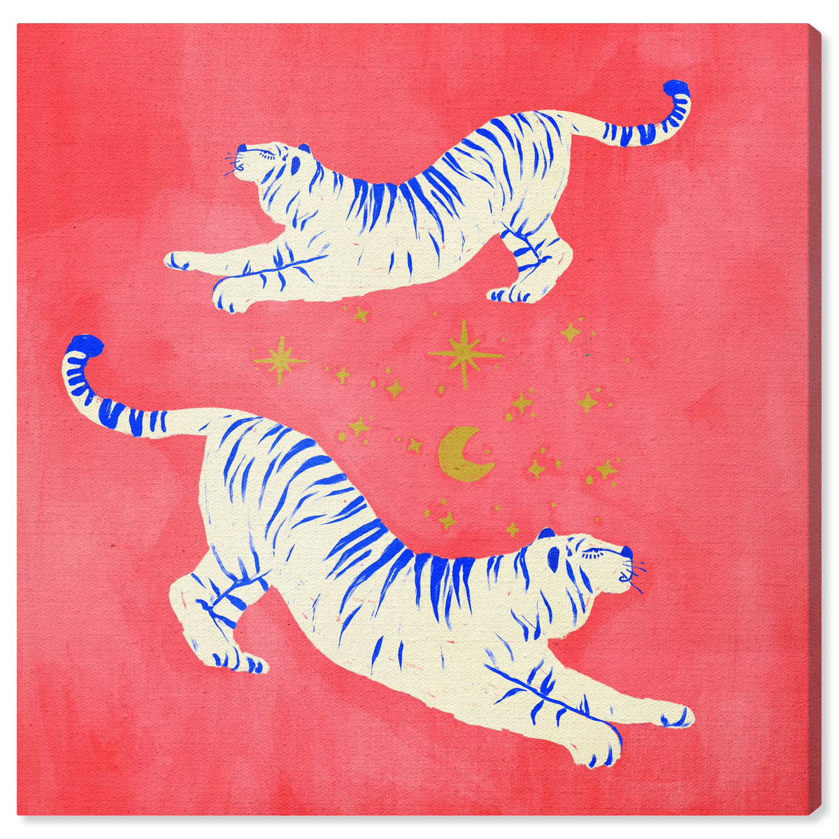 Red 12x12 Canvas Wall Art Print B7807