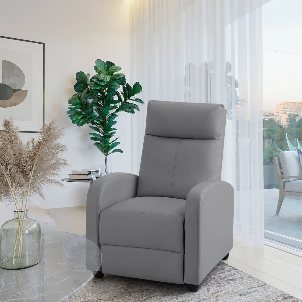 Pu Leather Recliner Chair M436564