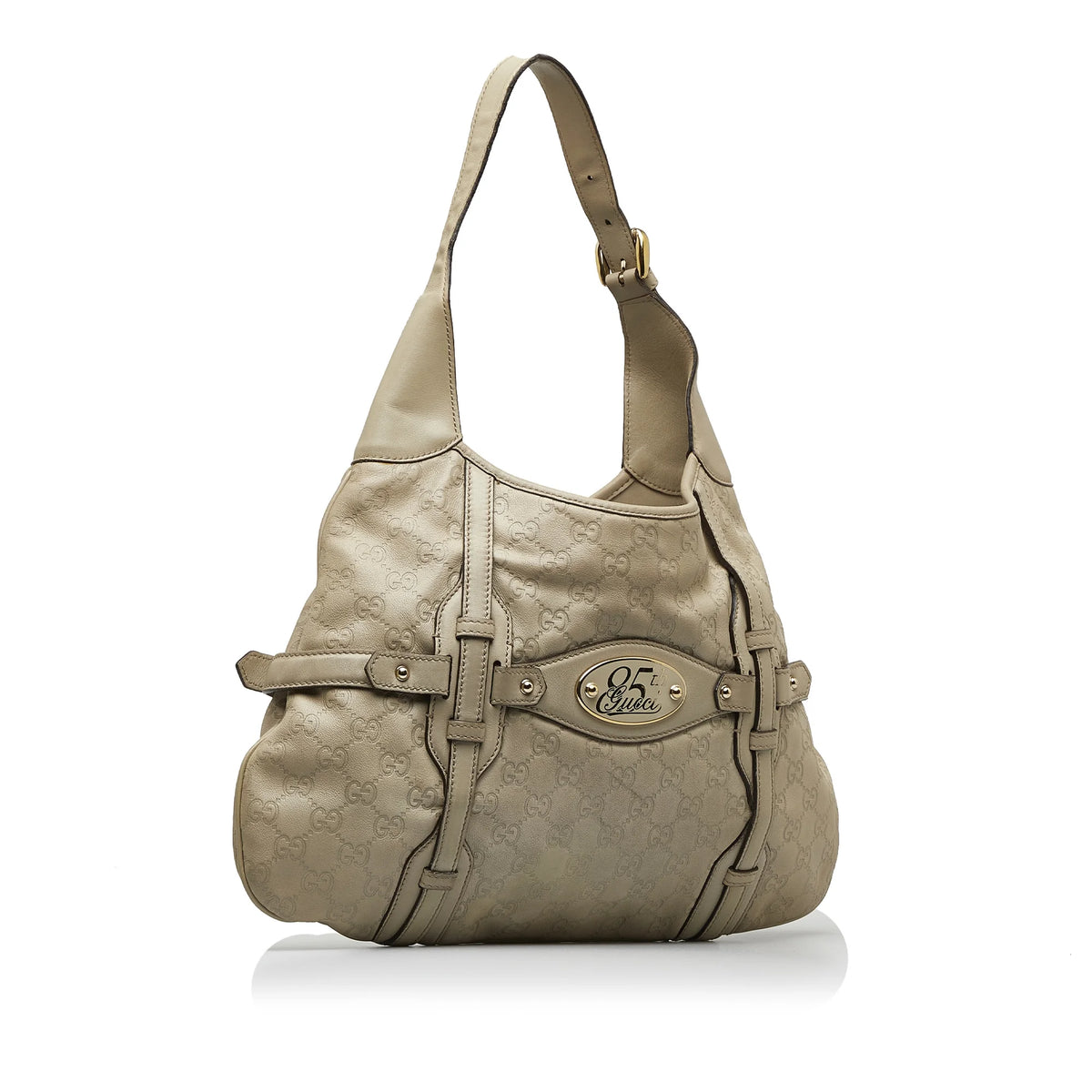 Brown Calf Leather Hobo Bag A8720