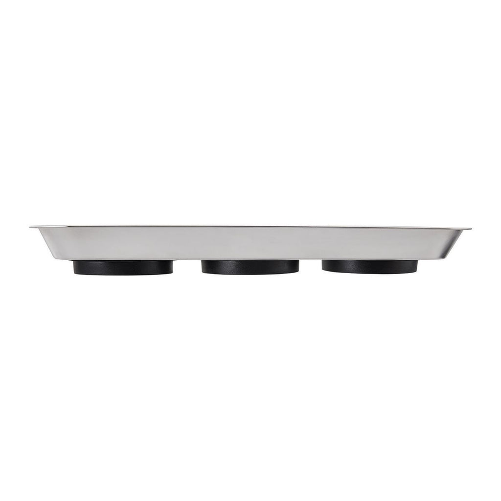 14-1/8 in. x 6-1/4 in. Magnetic Stainless Steel Parts Tray Q6663