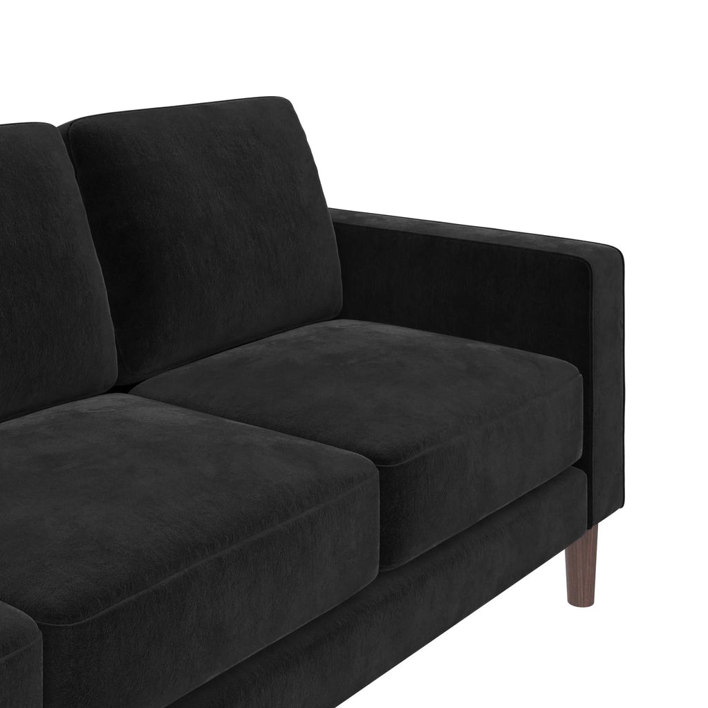 Green Velvet 3 Seater Sofa O9696