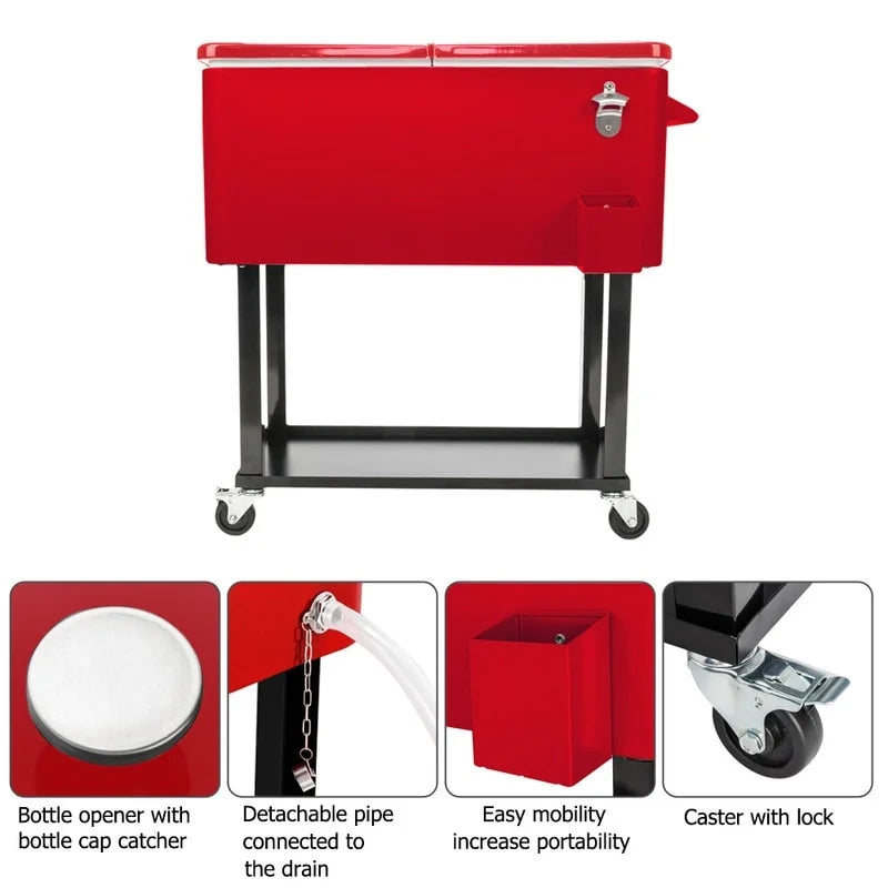80Qt Red Freezer Incubator Y26336