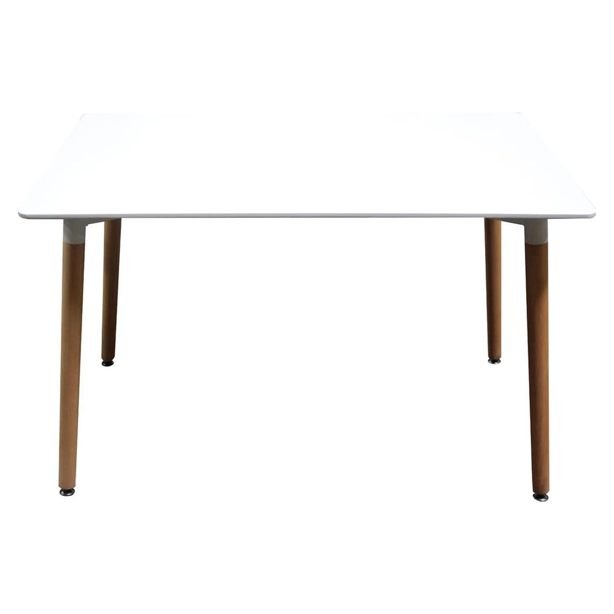 White Solid Wood Dining Table N490314