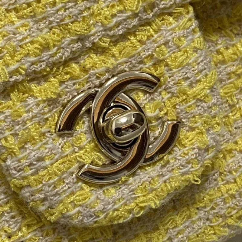 Yellow Tweed Bag S940