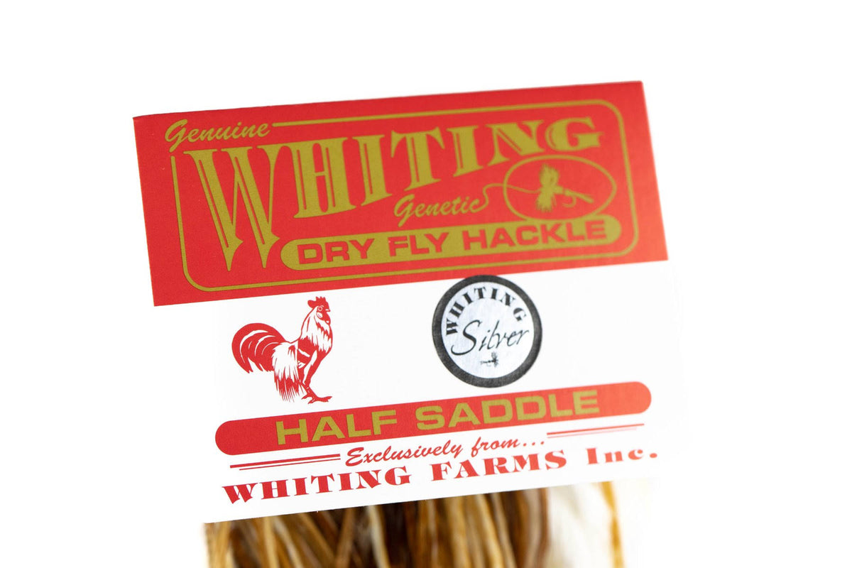 White Dyed Light Dun 1/2 Saddle Q3660