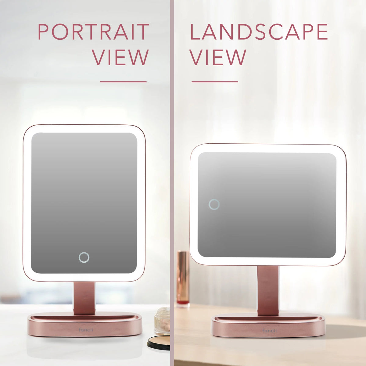LED Makeup Vanity Mirror with 15x Magnifying Mirror J9241