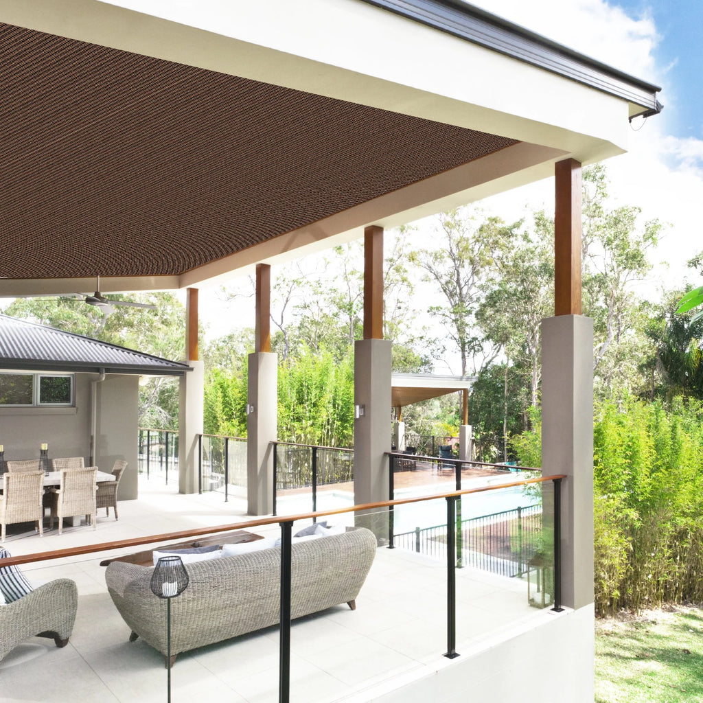 Mocha 6x10 FT Shade Cloth Privacy Screen H27554