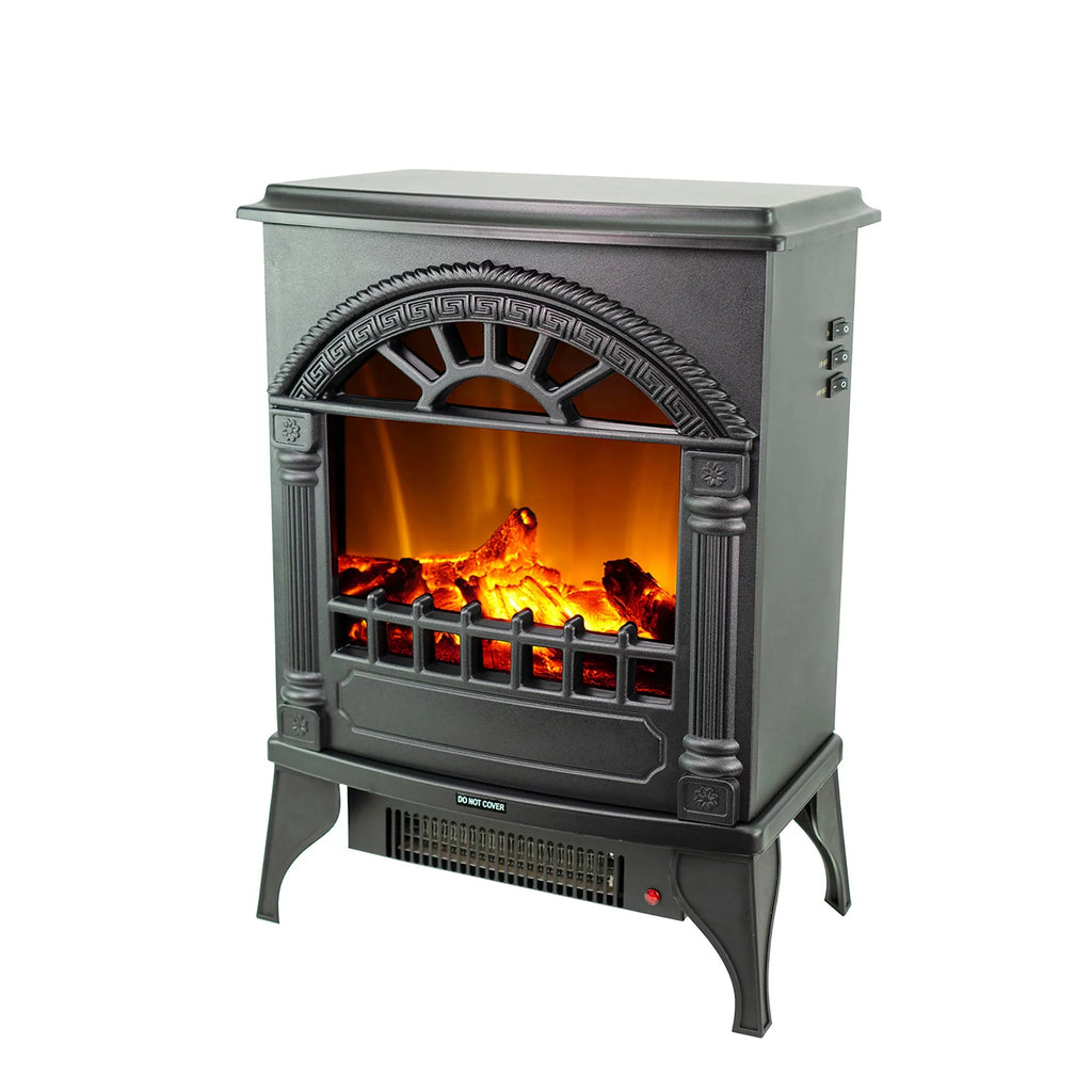 16" Freestanding Electric Fireplace Stove Heater J311