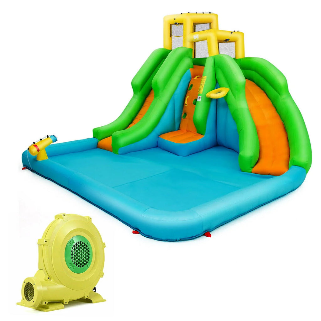 Inflatable Bounce House with 2 Slide and Climbing Wall N91351