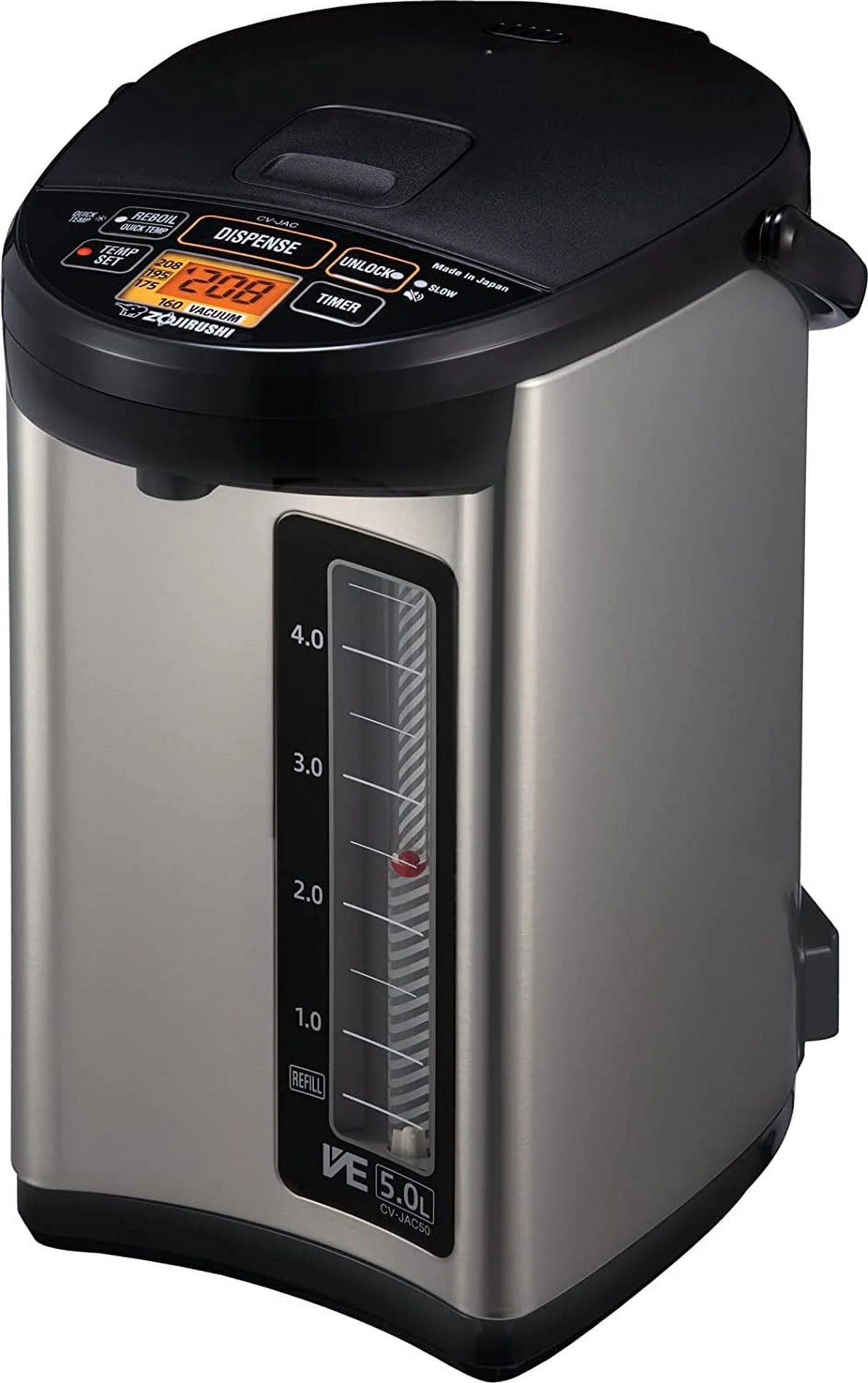 Stainless Black 5.0 Liter Water Boiler & Warmer E779546