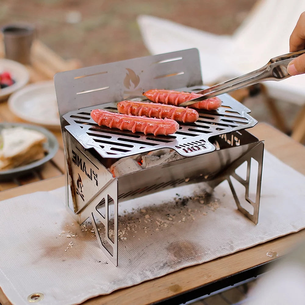 Camping Detachable Stainless Steel Stove T84128