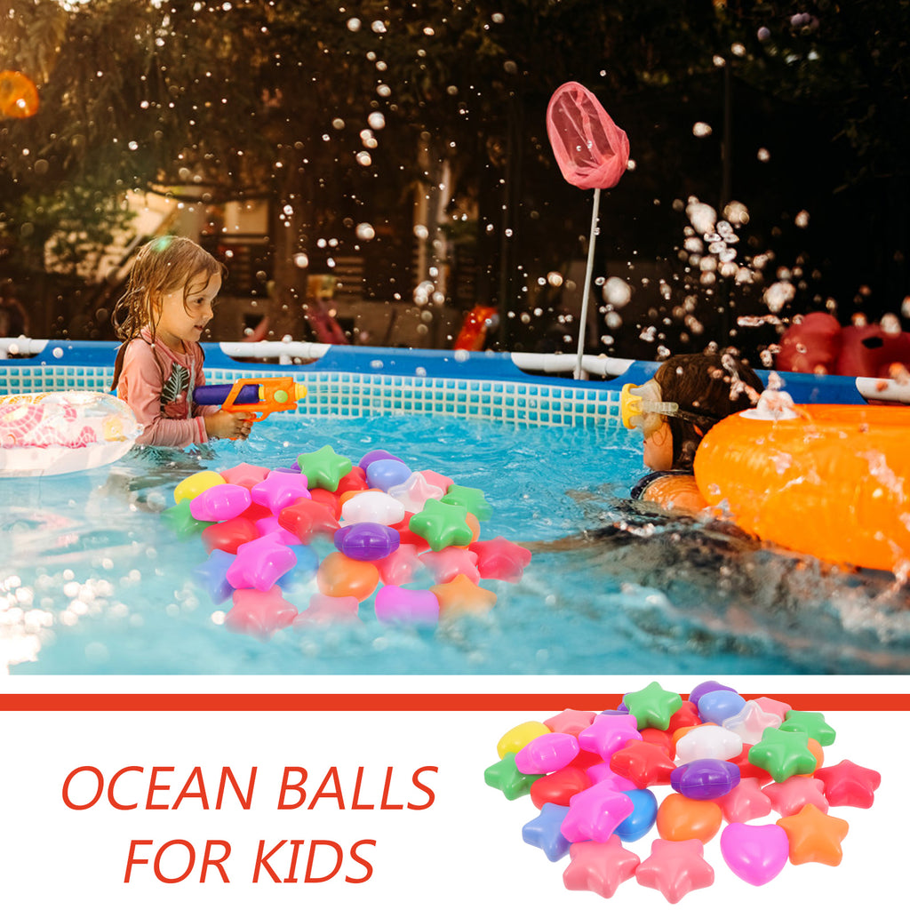 Colorful Star-Shaped Swimming Pool Balls for Kids E13783