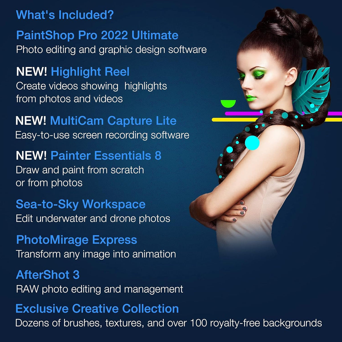 Photo Editing & Graphic Design Software with Creative Bundle A408846
