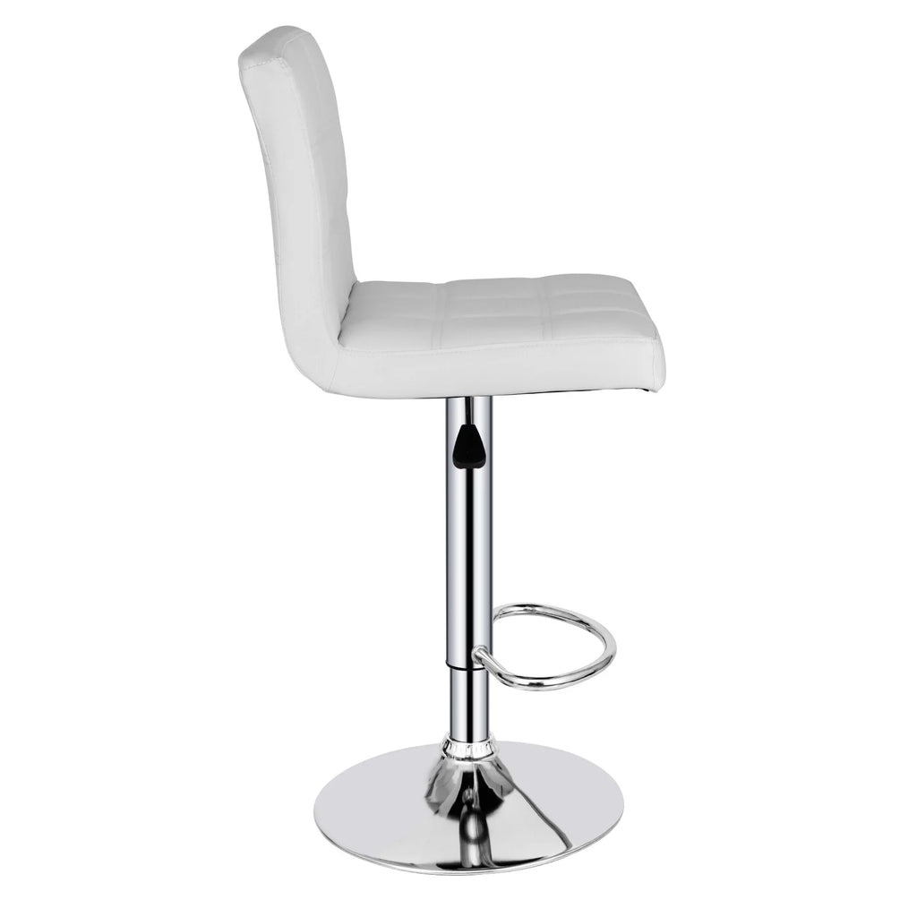 Set of Two Height Adjustable Armless Swivel Bar Stools Y802236