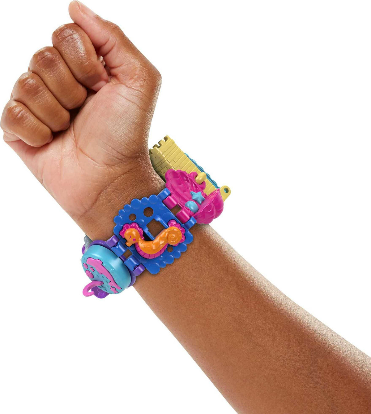 Bracelet Treasures Wearables with Snap-Together Sections and Micro Doll S9464
