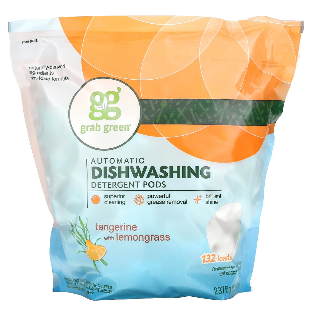 Tangerine Lemongrass Dishwasher Detergent Pods 132 Count J628189