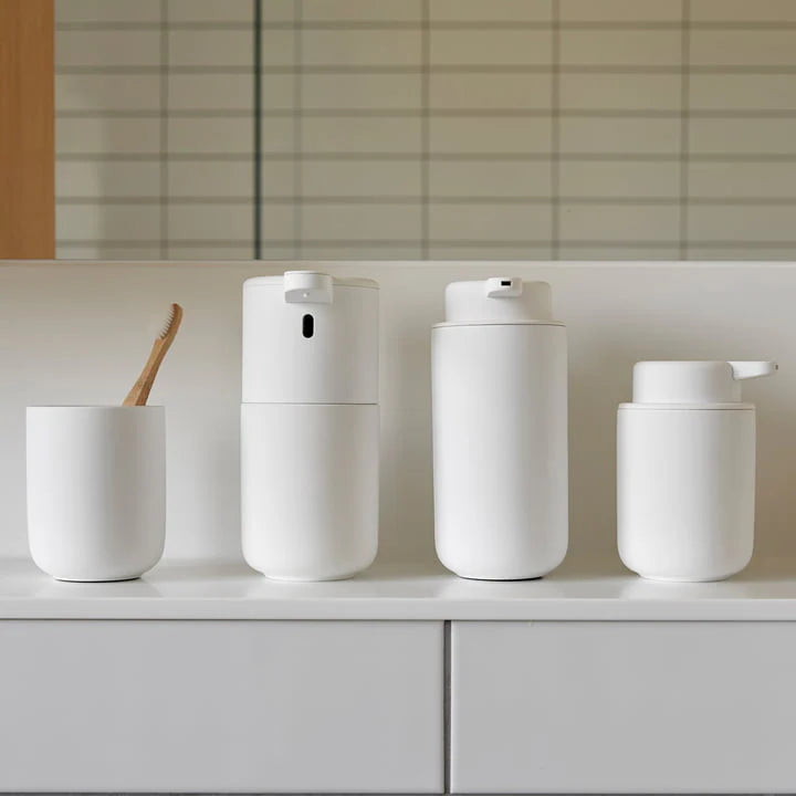 White Toothbrush Mug A56635