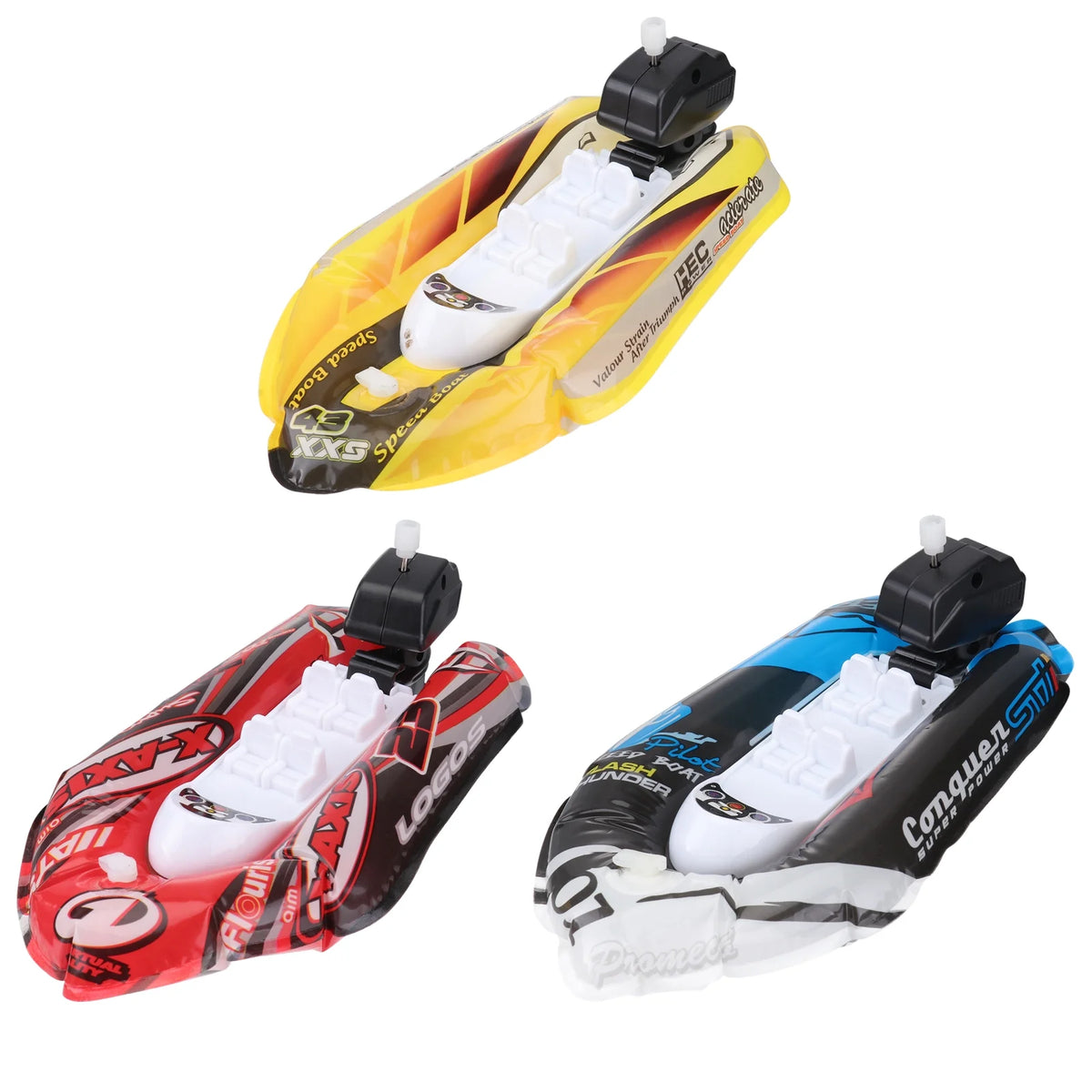 Mini Inflatable Paddle Boat Bathing Toy (Random Color) J935