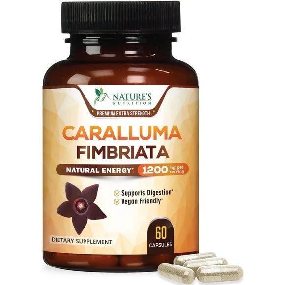 Caralluma Fimbriata Extract 1200mg Vegan Capsules 60 Capsules V642