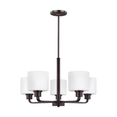Shaded Classic Chandelier D1049