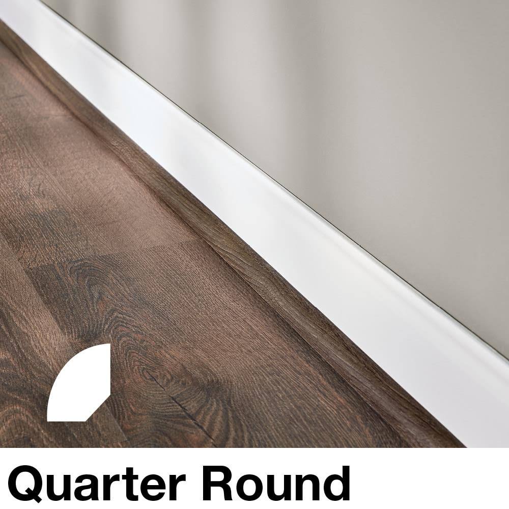 0.75-in x 94.5-in MDF Floor Quarter Round in Brown Y3509