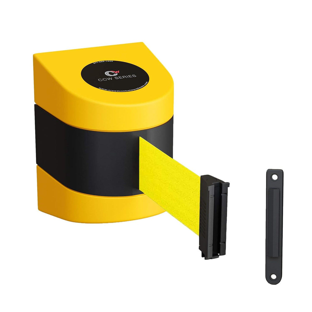 Wall Mounted Retractable Belt Barrier with Black ABS Case V24088