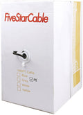 Black 1000 Ft Cat5e UTP Ethernet Cable T374405