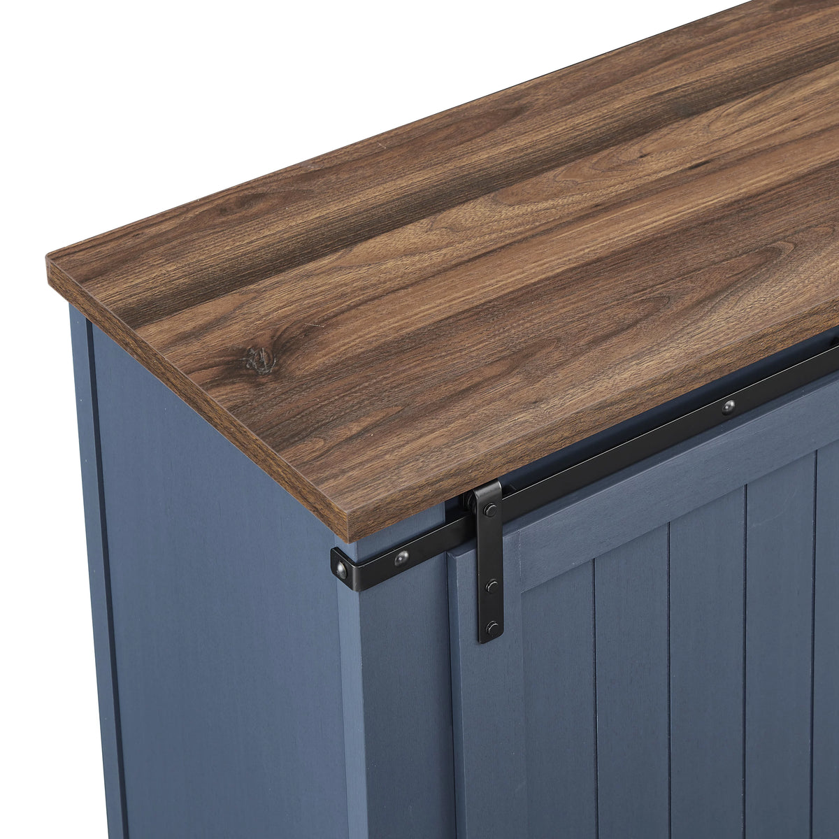 Farmhouse Sliding Barn Door TV Stand V549